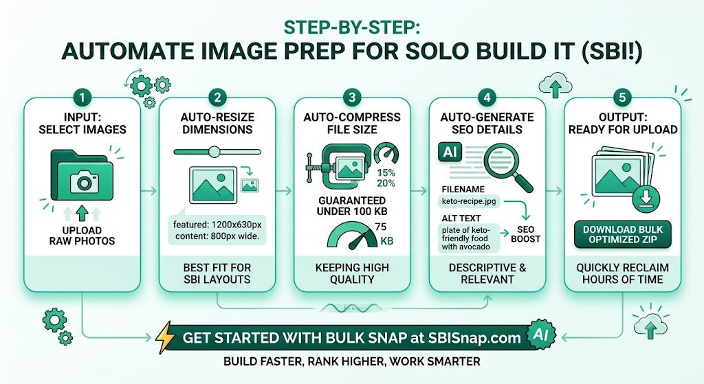Automate Image Preparation for Solo Build It