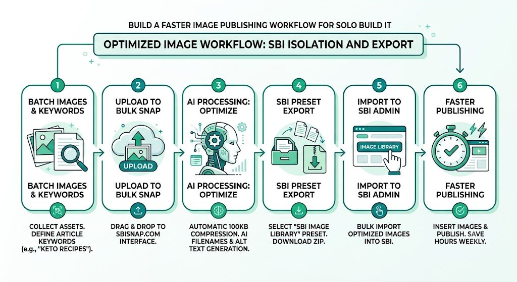 Build a Faster Image Publishing Workflow for Solo Build It