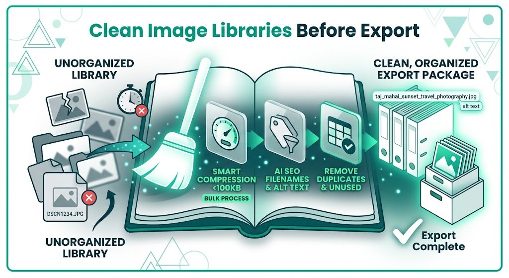 Clean Image Libraries Before Export
