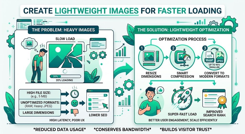 Create Lightweight Images for Faster Loading in Solo Build It