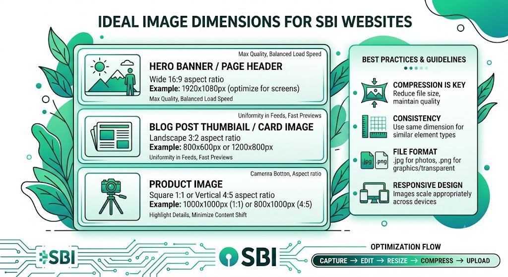 Ideal Image Dimensions for SBI Websites
