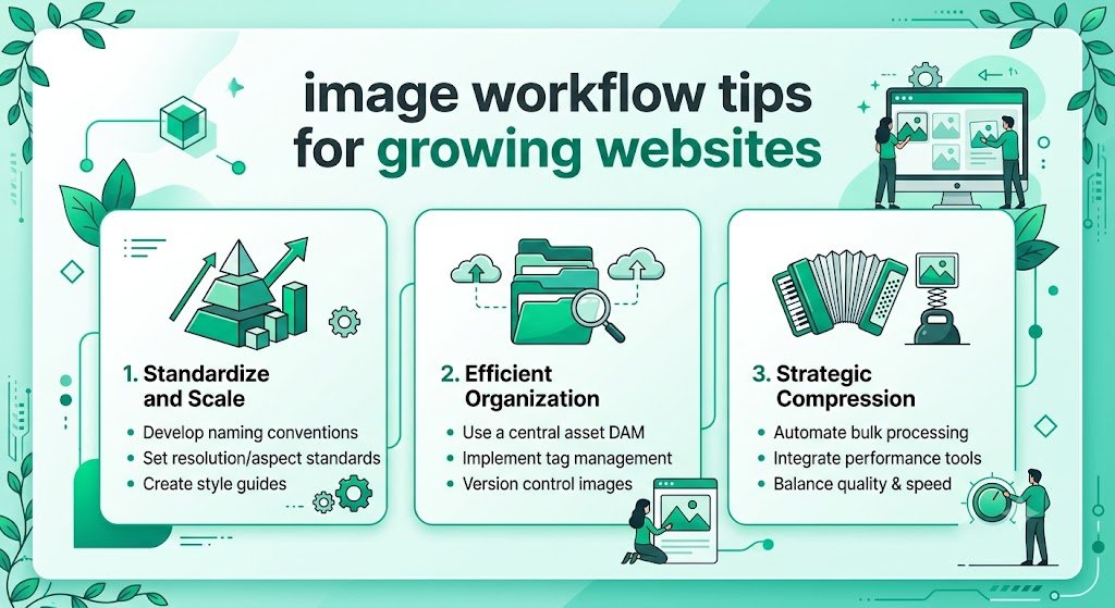 Image Workflow Tips for Growing Websites