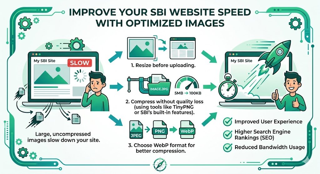 Improve SBI Website Speed with Optimized Images