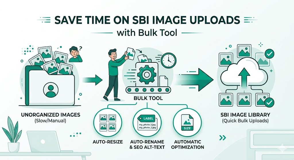 Save Time on SBI Image Uploads with Bulk Tool